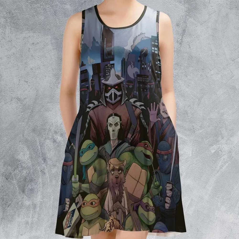 Turtles vs Ninja Teenage Mutant Ninja Turtles Sleeveless Dress - 2
