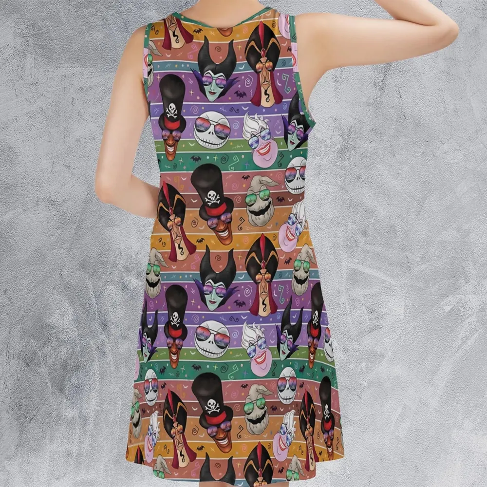 Chillin' like a Villain Summer Vibes Sleeveless Dress - 3