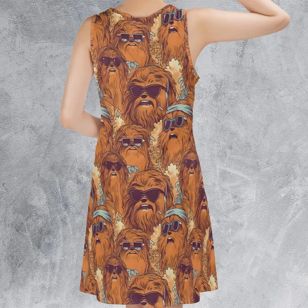 Retro Chewy Summer Vibes Sleeveless Dress - 3