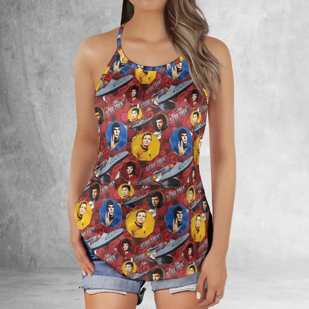 Boldly Star Trek Criss Cross Tank Top - 2