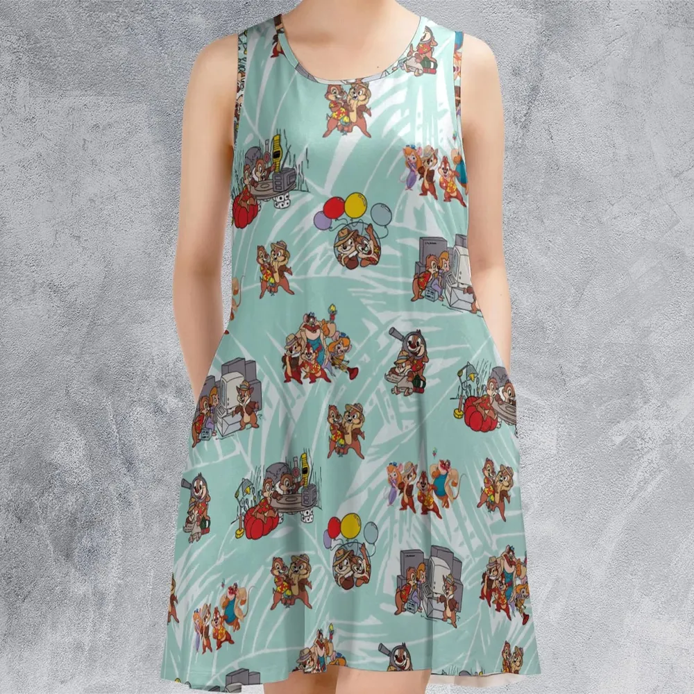 Rescue Team Chip 'n Dale Rescue Rangers Sleeveless Dress - 2