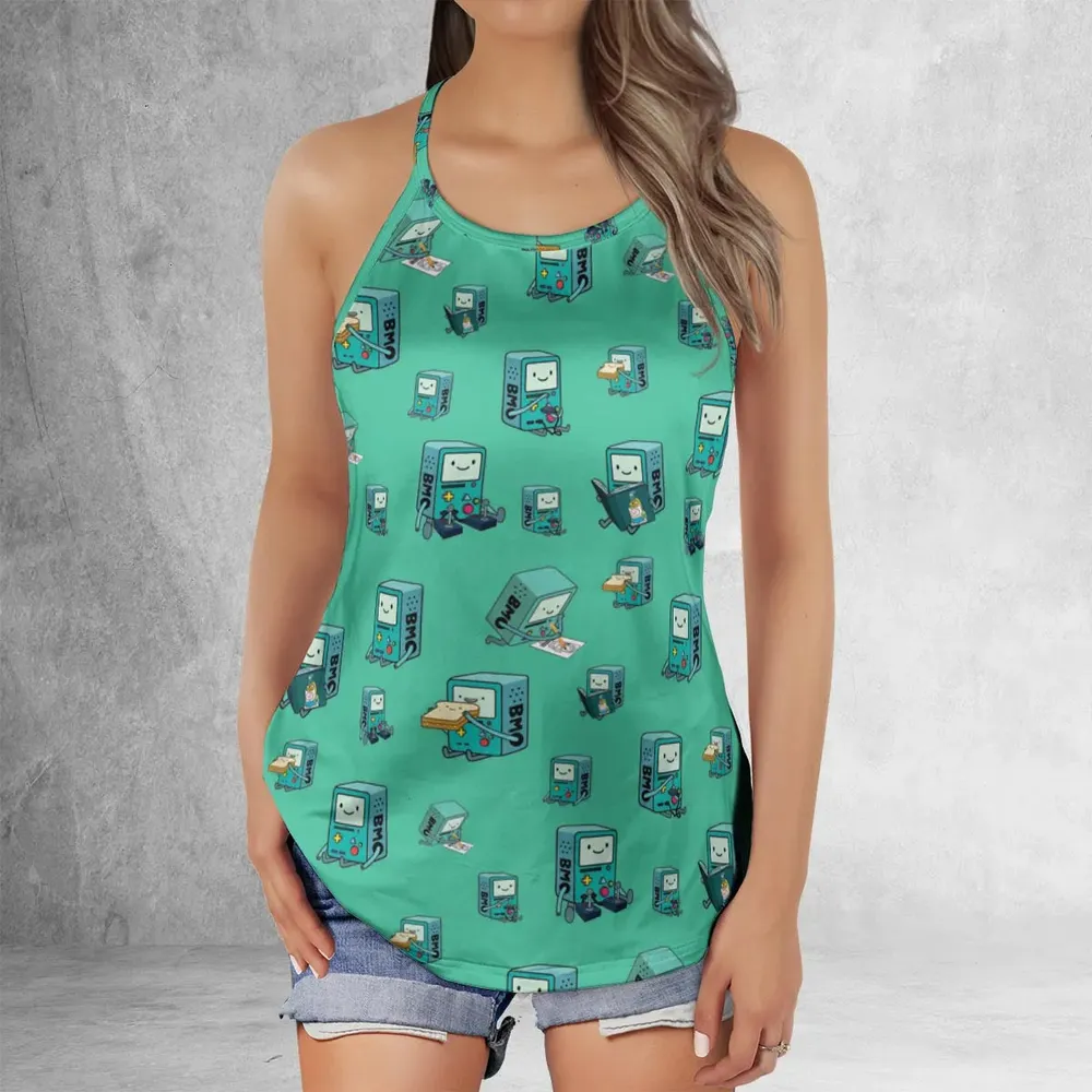 BMO World Adventure Time Criss Cross Tank Top - 2