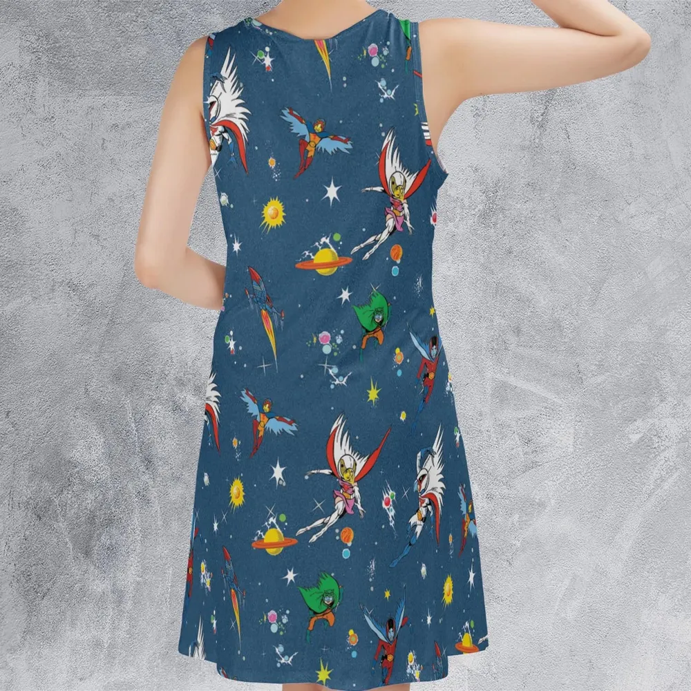 Battle of the Planets Sleeveless Dress - 3