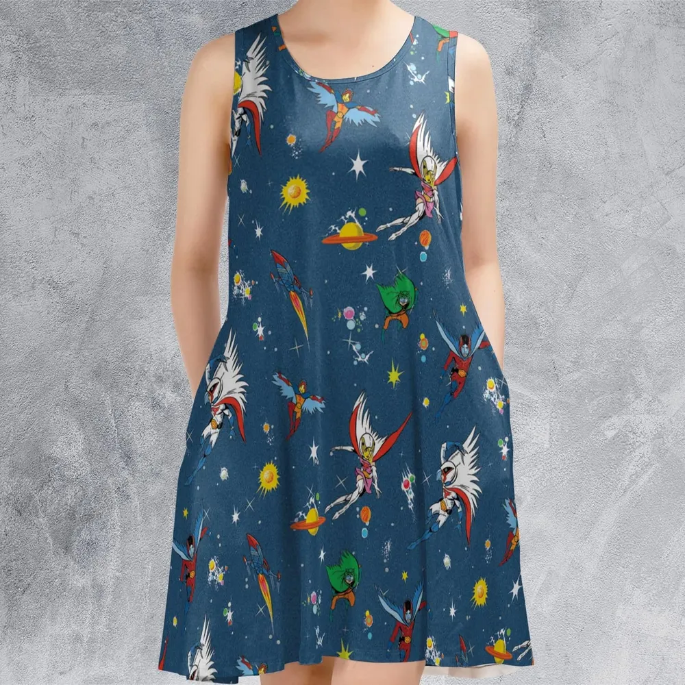 Battle of the Planets Sleeveless Dress - 2