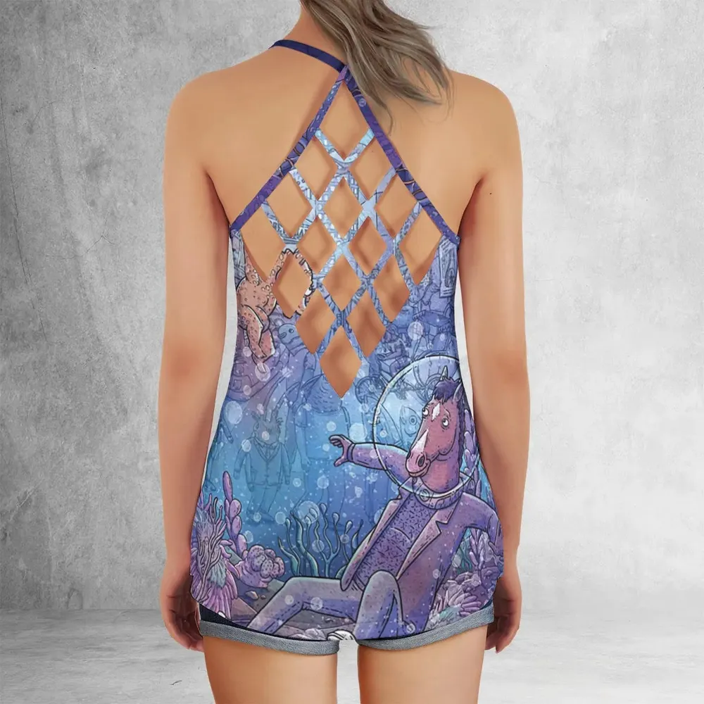 Bojack Horseman Criss Cross Tank Top - 3