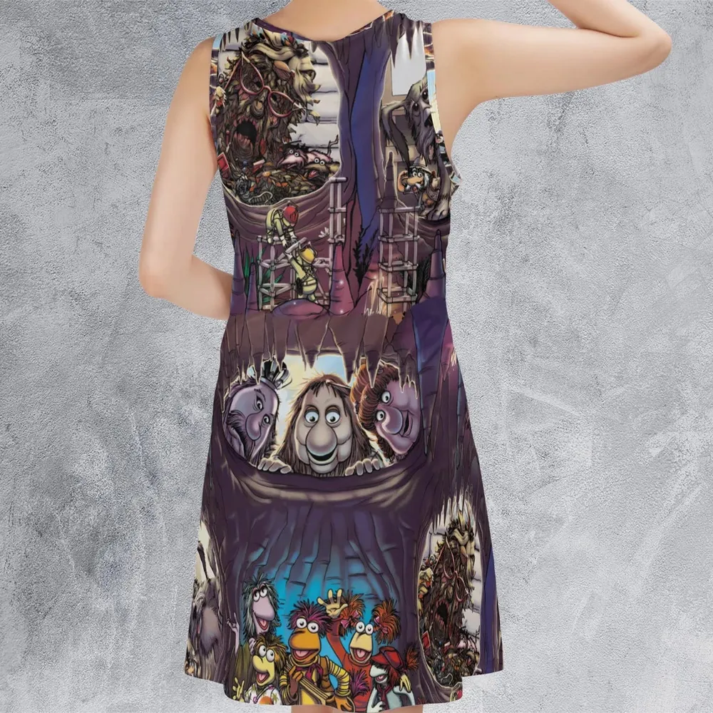 It's All Connected Fraggle Rock Sleeveless Dress - 3