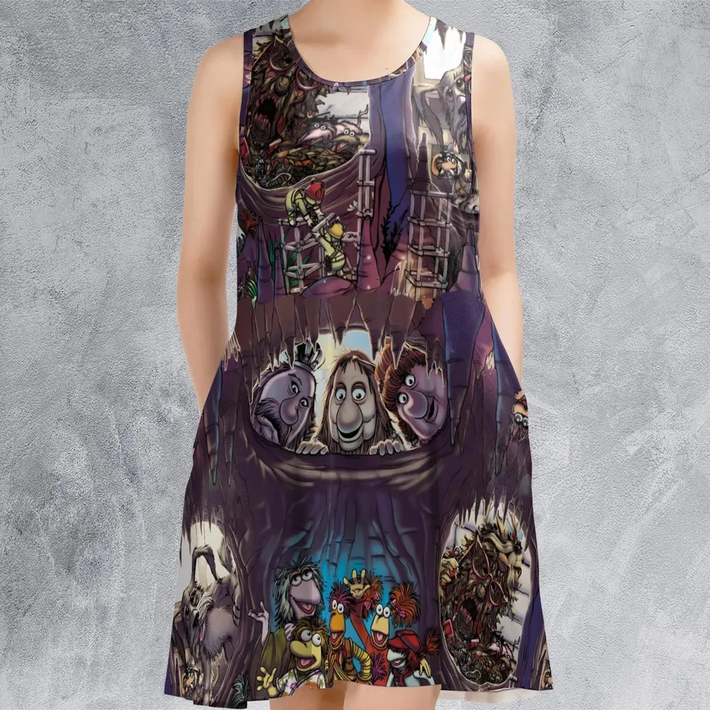 It's All Connected Fraggle Rock Sleeveless Dress - 2