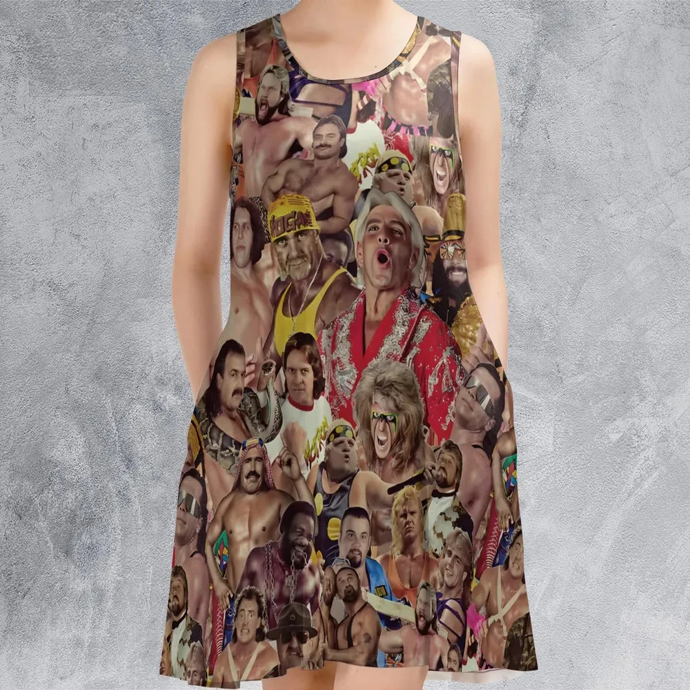 Pro Wrestlers Sleeveless Dress - 2