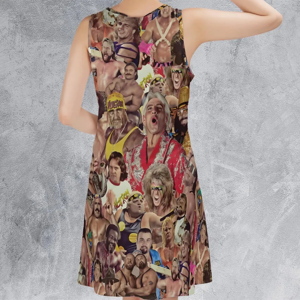 Pro Wrestlers Sleeveless Dress - 3