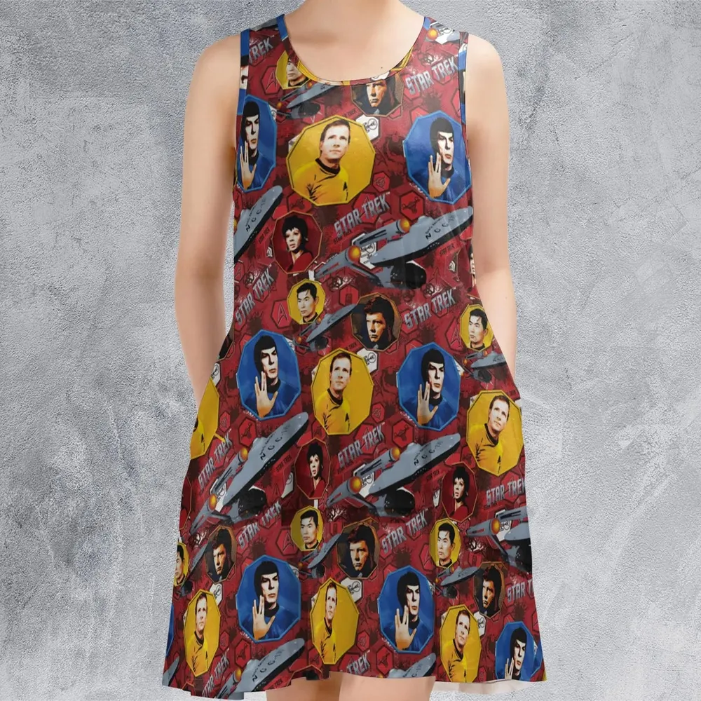 Boldly Star Trek Sleeveless Dress - 2