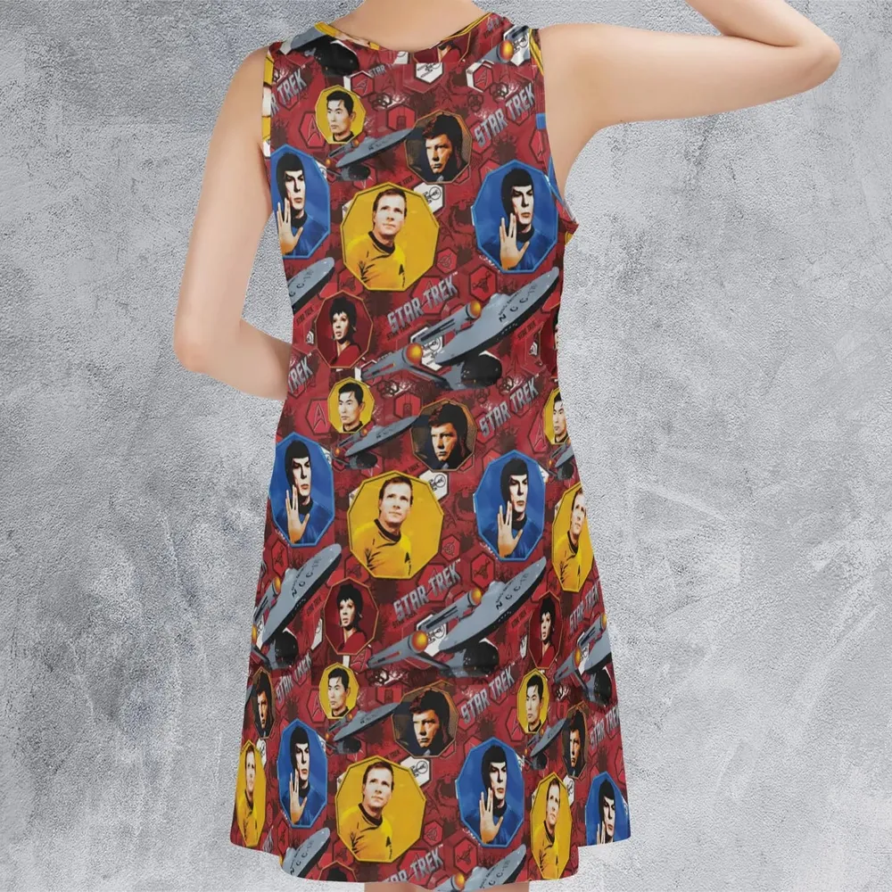 Boldly Star Trek Sleeveless Dress - 3