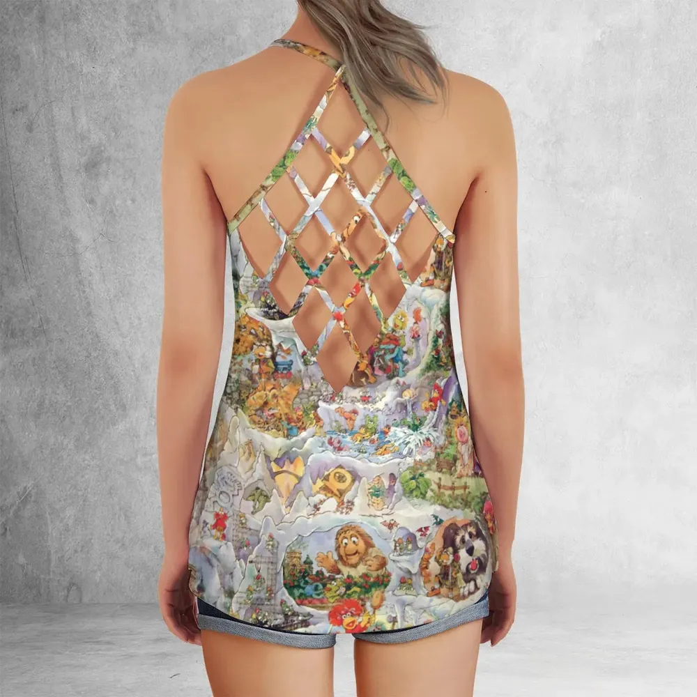 Fraggle Rock Journey Jim Henson Criss Cross Tank Top - 3