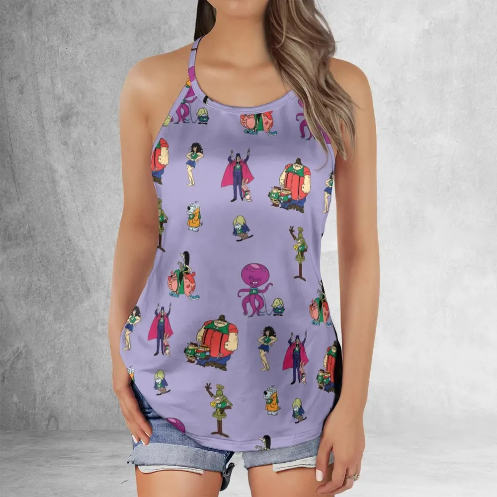 Really Rotten Scooby's All-Star Laff-A-Lympics Criss Cross Tank Top - 2