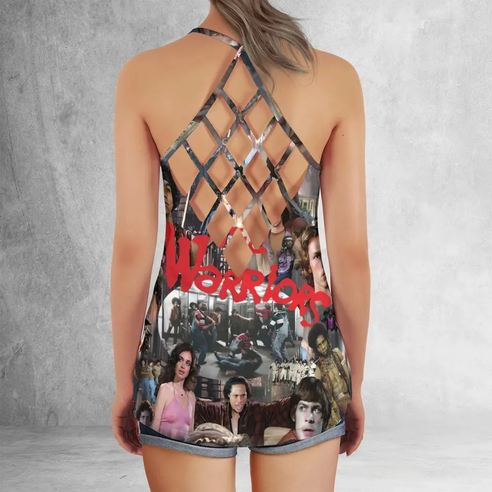 The Warriors Criss Cross Tank Top - 3