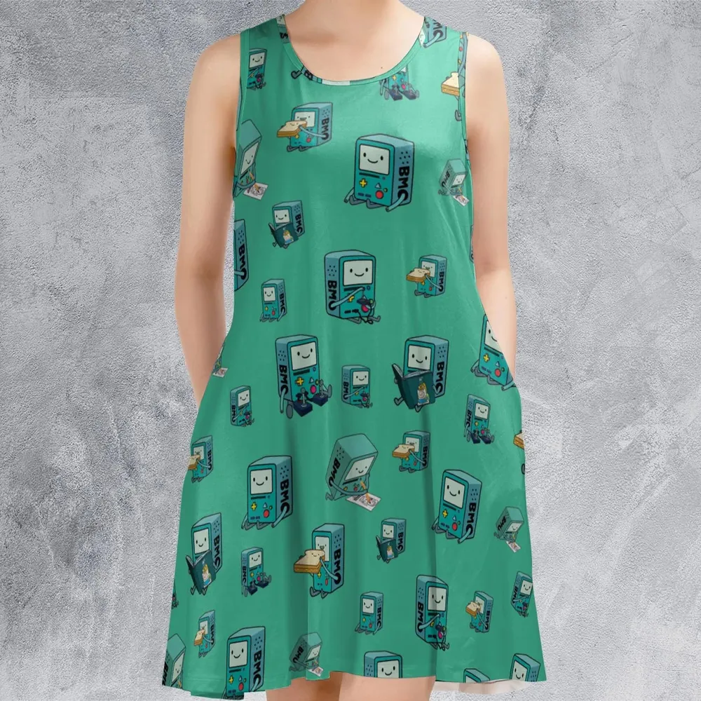 BMO World Adventure Time Sleeveless Dress - 2