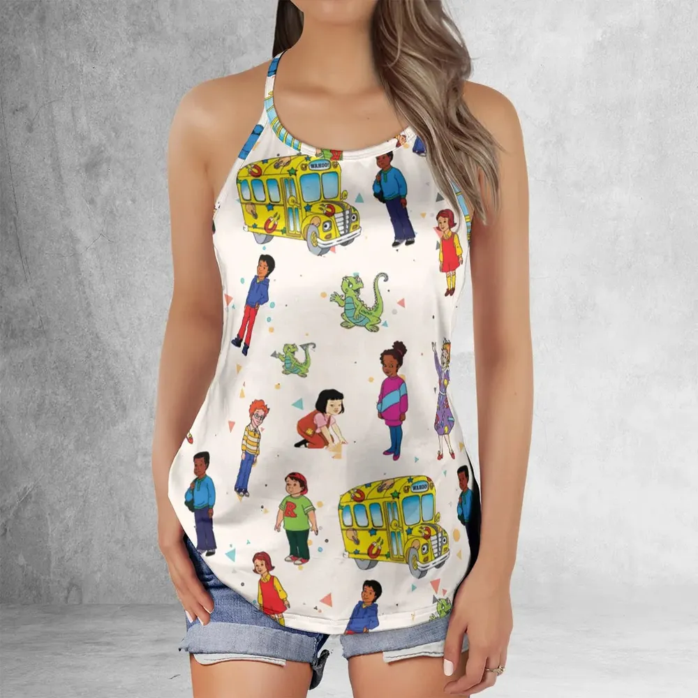 The Magic School Bus Characters Criss Cross Tank Top - 2
