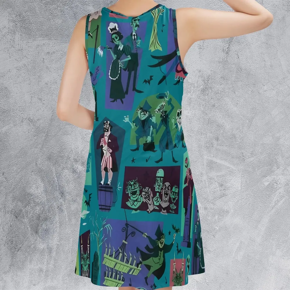 Haunted Chic Haunted Mansion Sleeveless Dress - 3