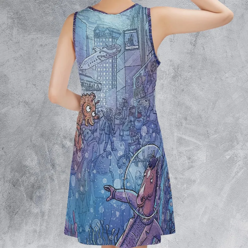 Bojack Horseman Sleeveless Dress - 3