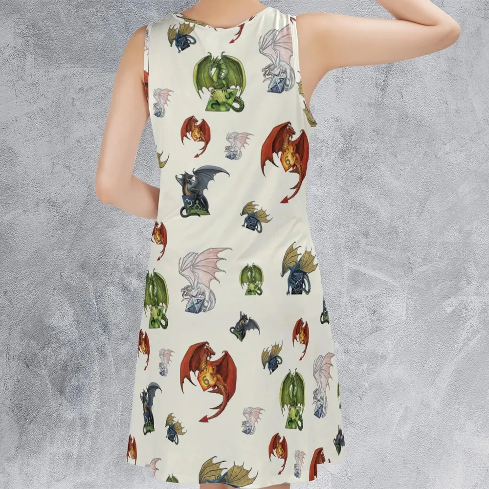 Dragon Dice DnD Sleeveless Dress - 3