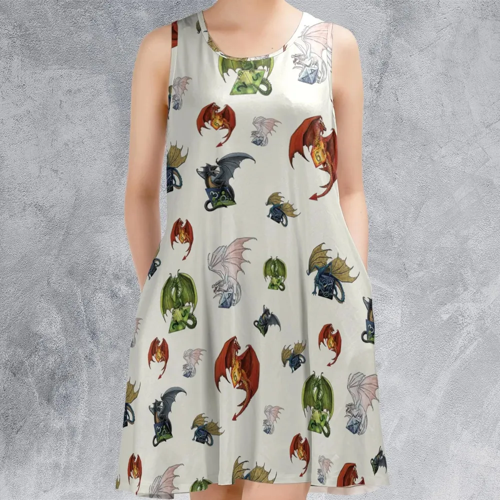 Dragon Dice DnD Sleeveless Dress - 2