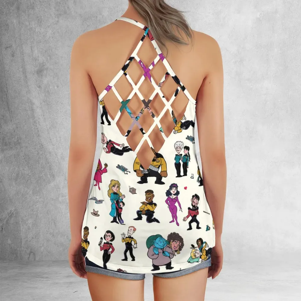 Star Trek TNG Tribute Criss Cross Tank Top - 3