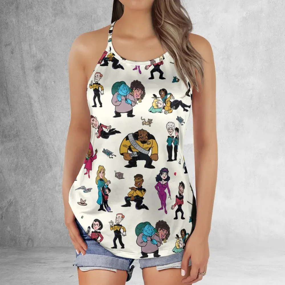 Star Trek TNG Tribute Criss Cross Tank Top - 2