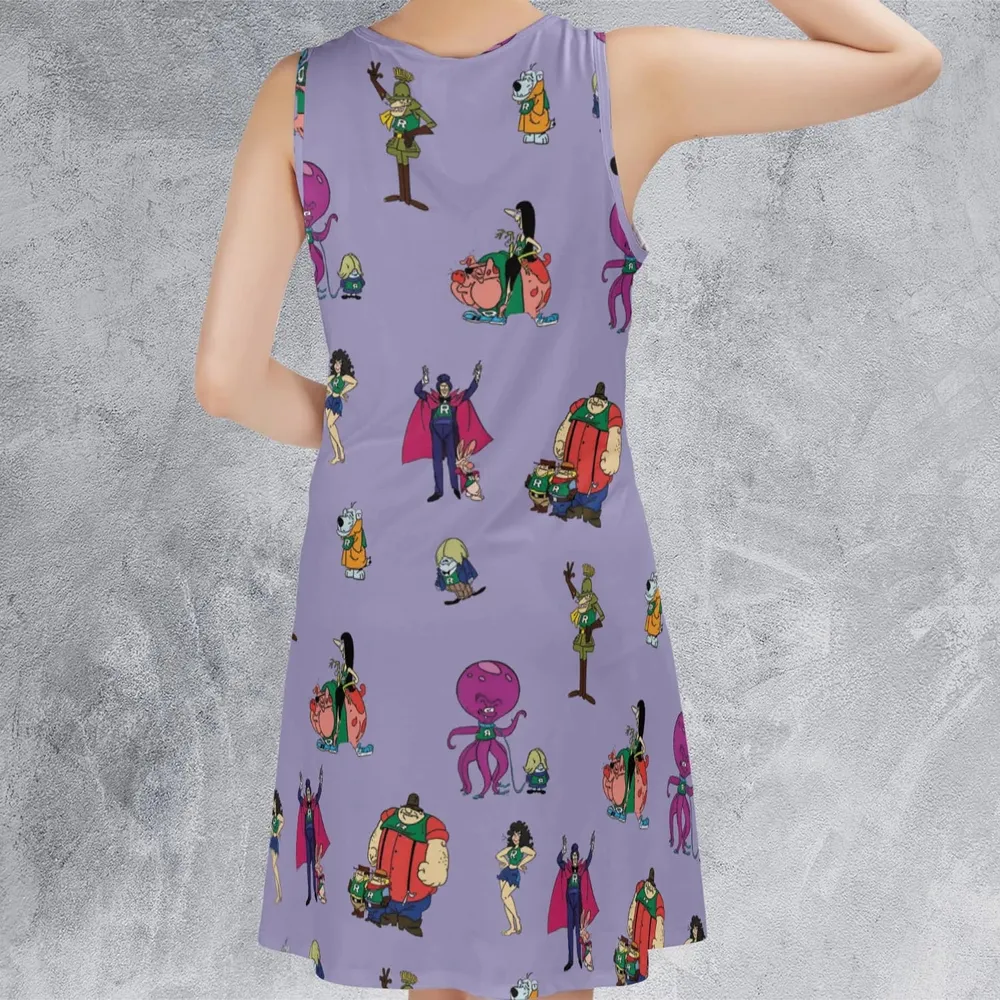 Really Rotten Scooby's All-Star Laff-A-Lympics Sleeveless Dress - 3