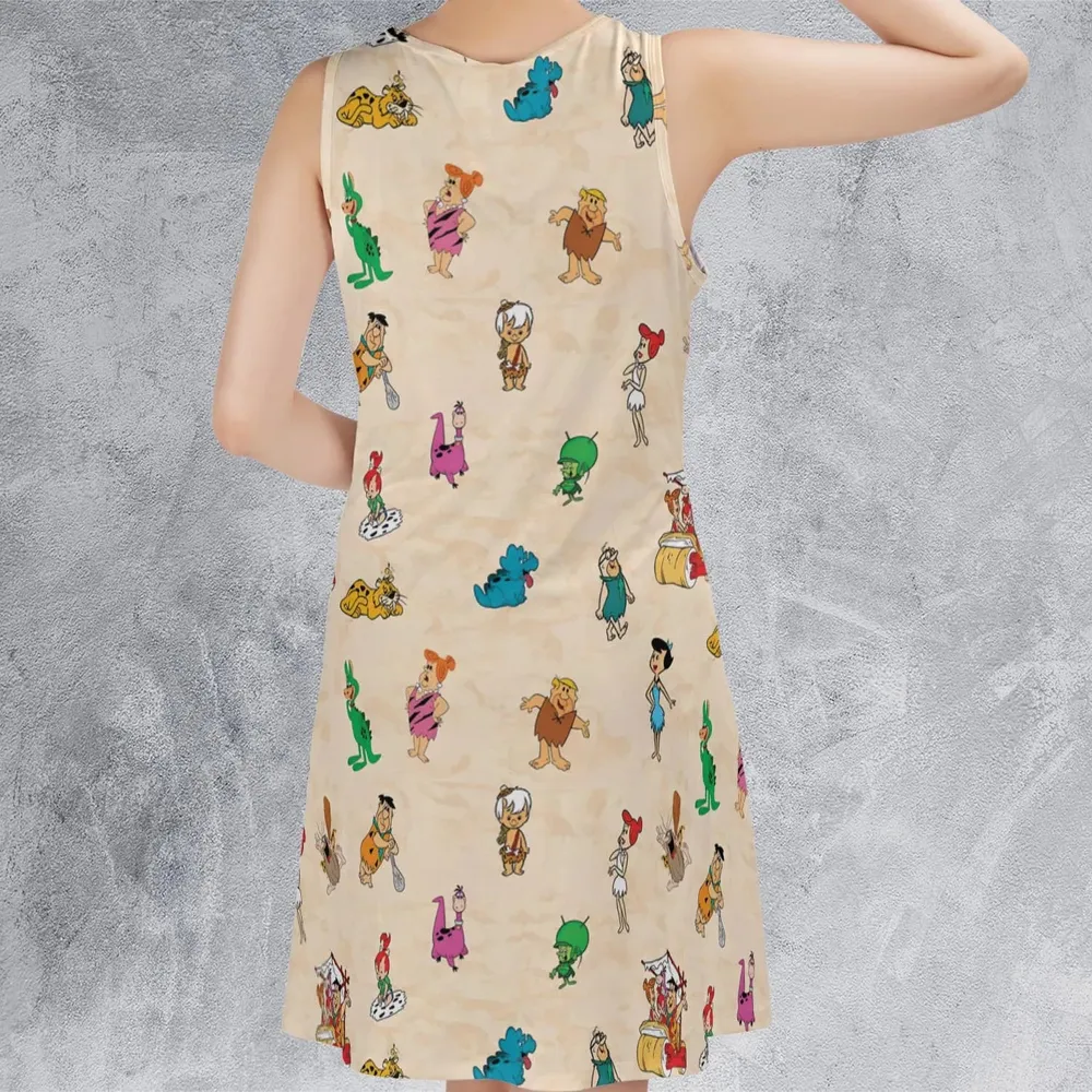 Bedrock The Flintstones Sleeveless Dress - 3