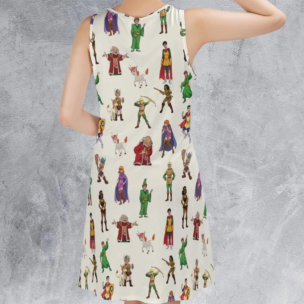 Sheila Uni Eric Diana Bobby Hank DnD Sleeveless Dress - 3
