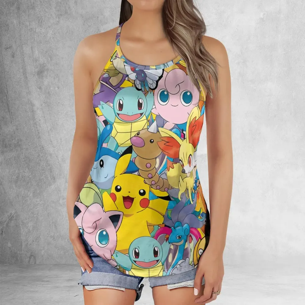 Magical Creatures Pokemon Criss Cross Tank Top - 2
