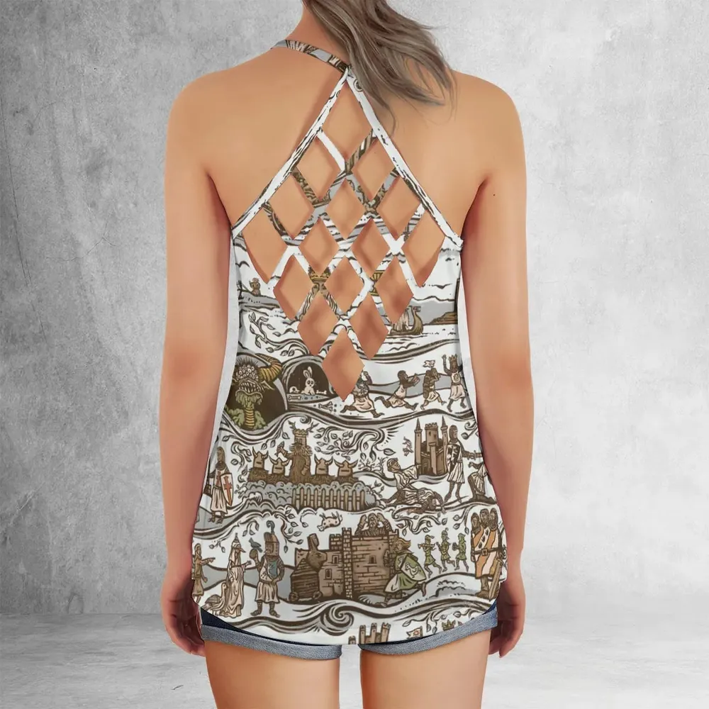 The Tapestry Journey Monty Python Criss Cross Tank Top - 3