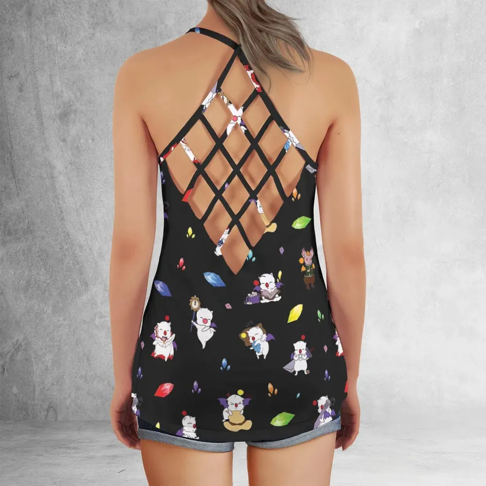 Moggle Final Fantasy Criss Cross Tank Top - 3