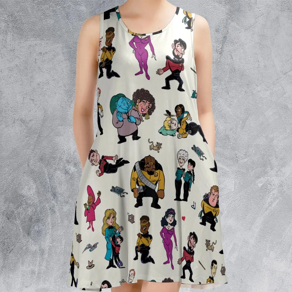 Star Trek TNG Tribute Sleeveless Dress - 2