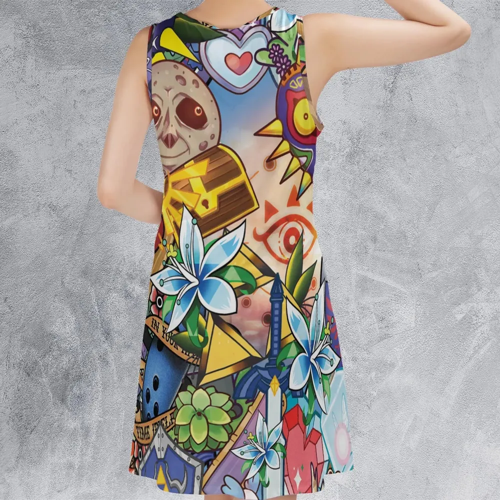 A Majora's Mask The Legend of Zelda Sleeveless Dress - 3