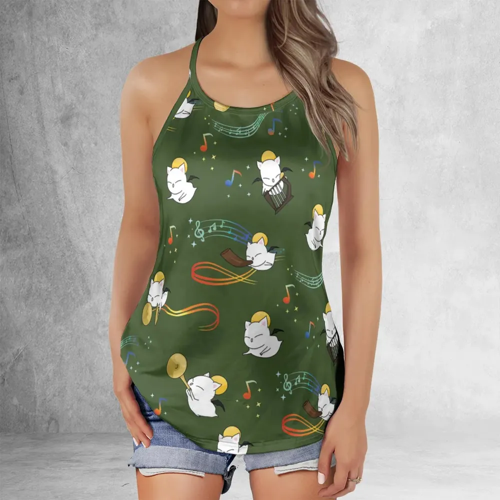 Moggle Music Final Fantasy Criss Cross Tank Top - 2