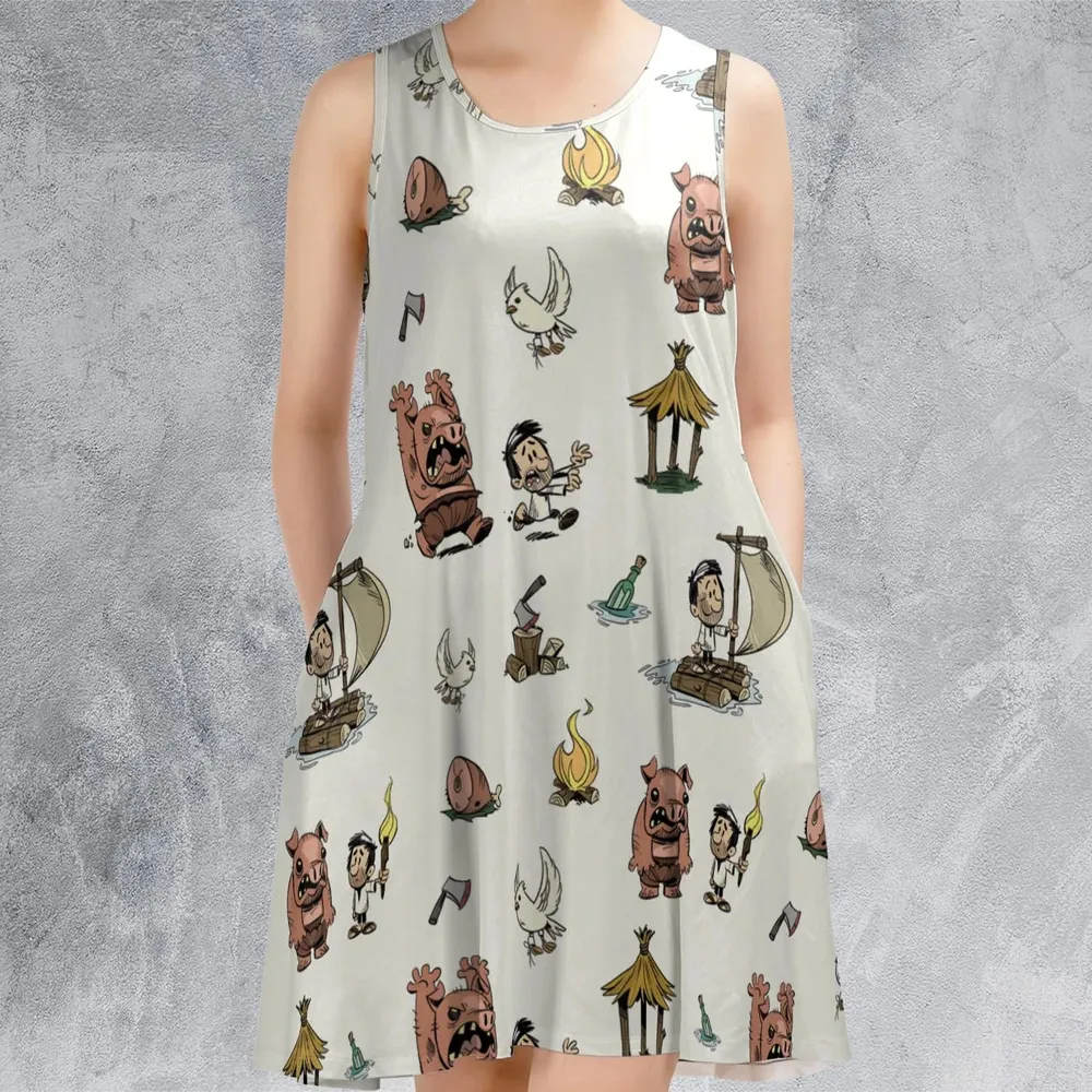 Don't Starve Collection Sleeveless Dress - 2