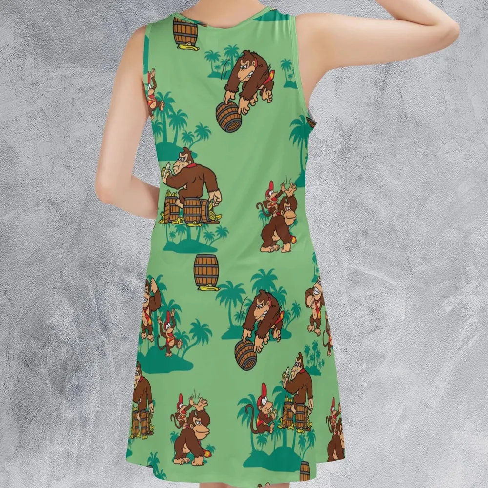 Donkey Kong & Diddy Kong Sleeveless Dress - 3