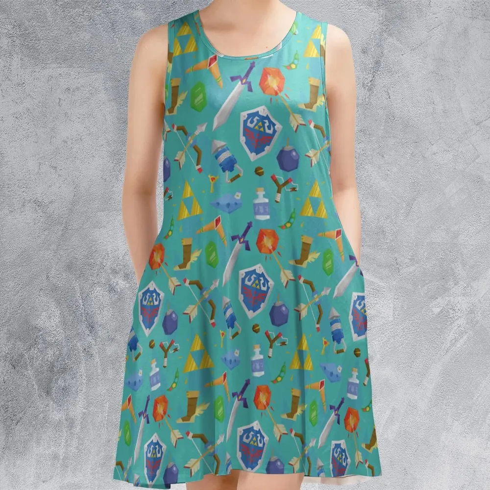 Zelda Korok Sleeveless Dress - 2