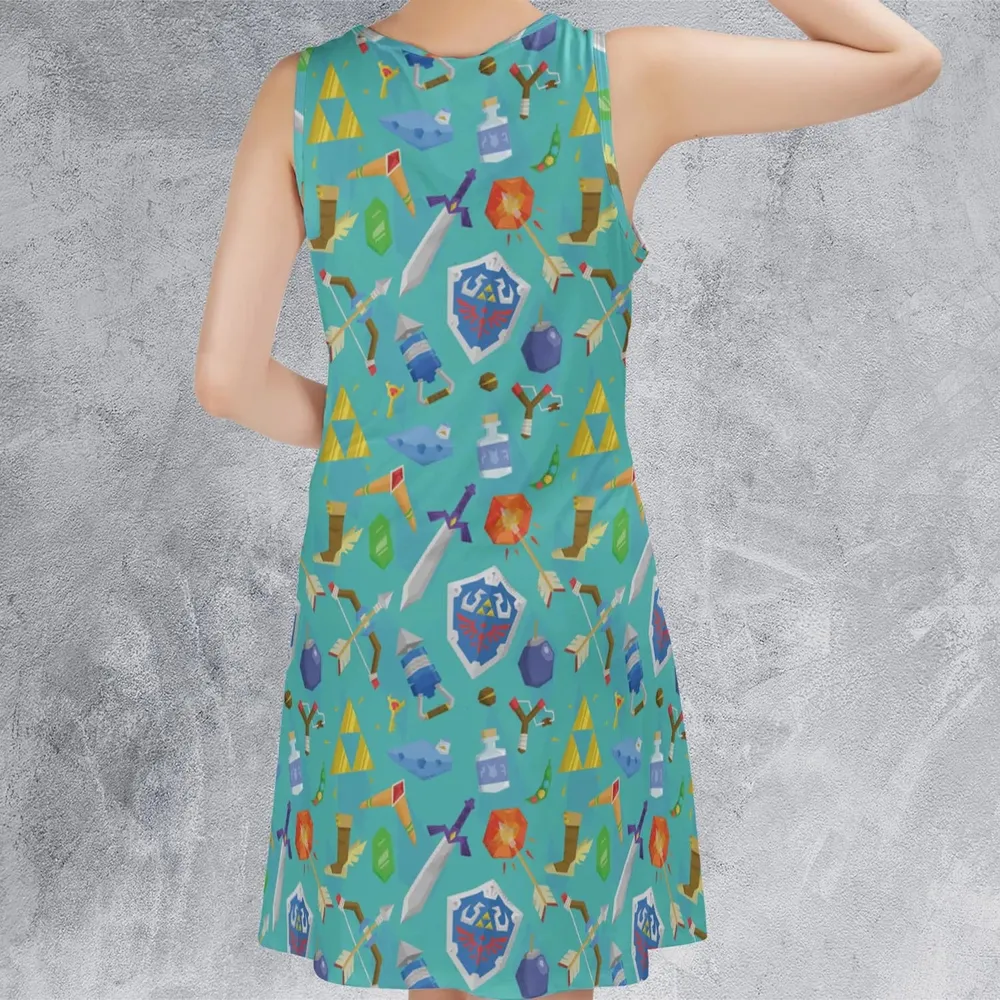 Zelda Korok Sleeveless Dress - 3