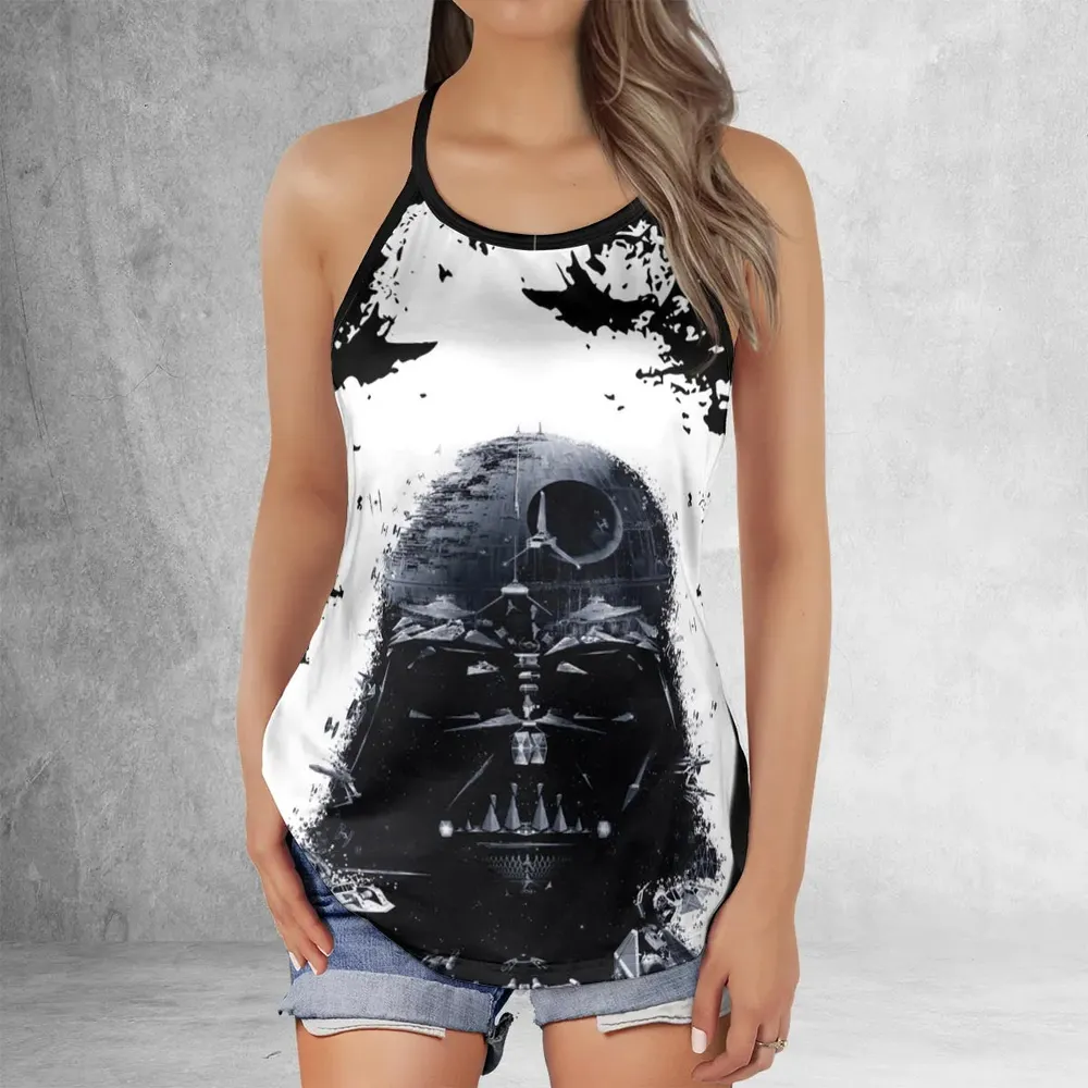 Darth Vader So Cool Criss Cross Tank Top - 2