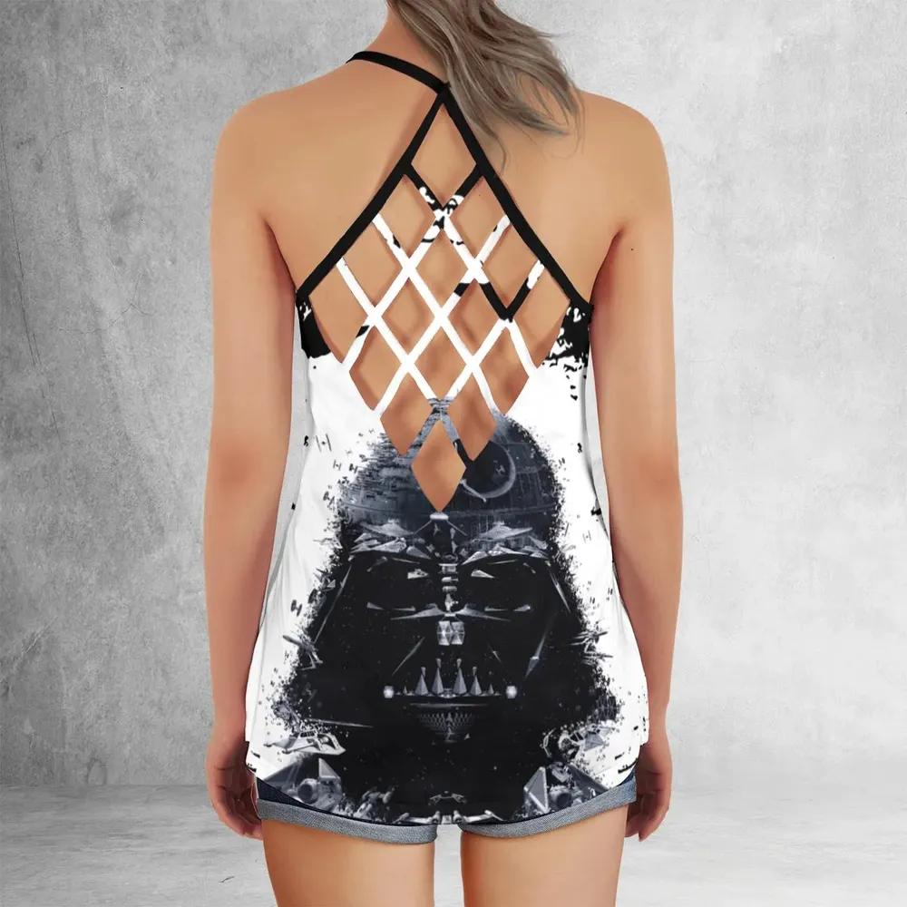 Darth Vader So Cool Criss Cross Tank Top - 3