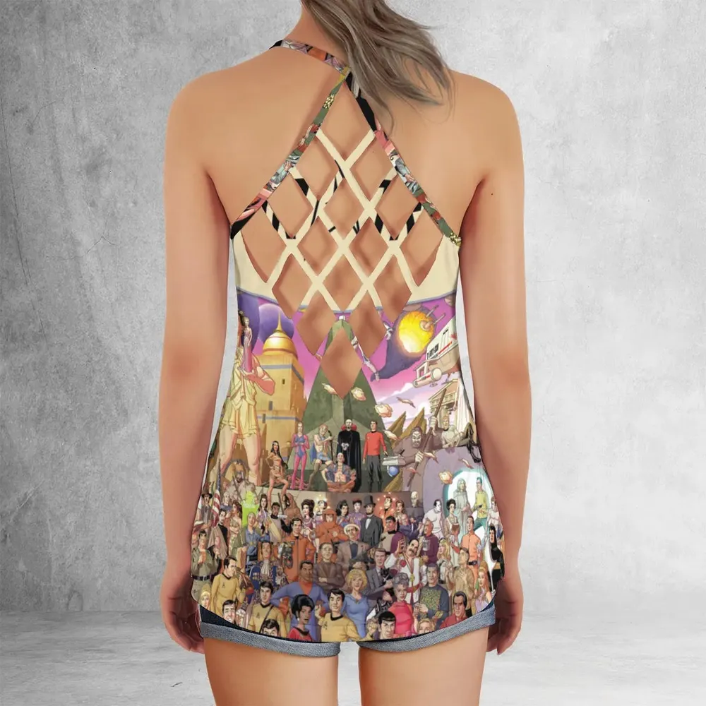 Star Trek The Original Series Criss Cross Tank Top - 3