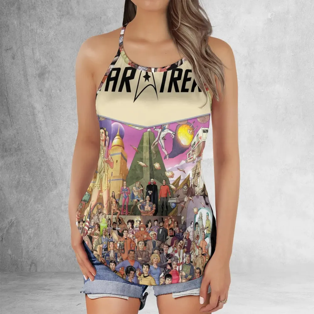 Star Trek The Original Series Criss Cross Tank Top - 2