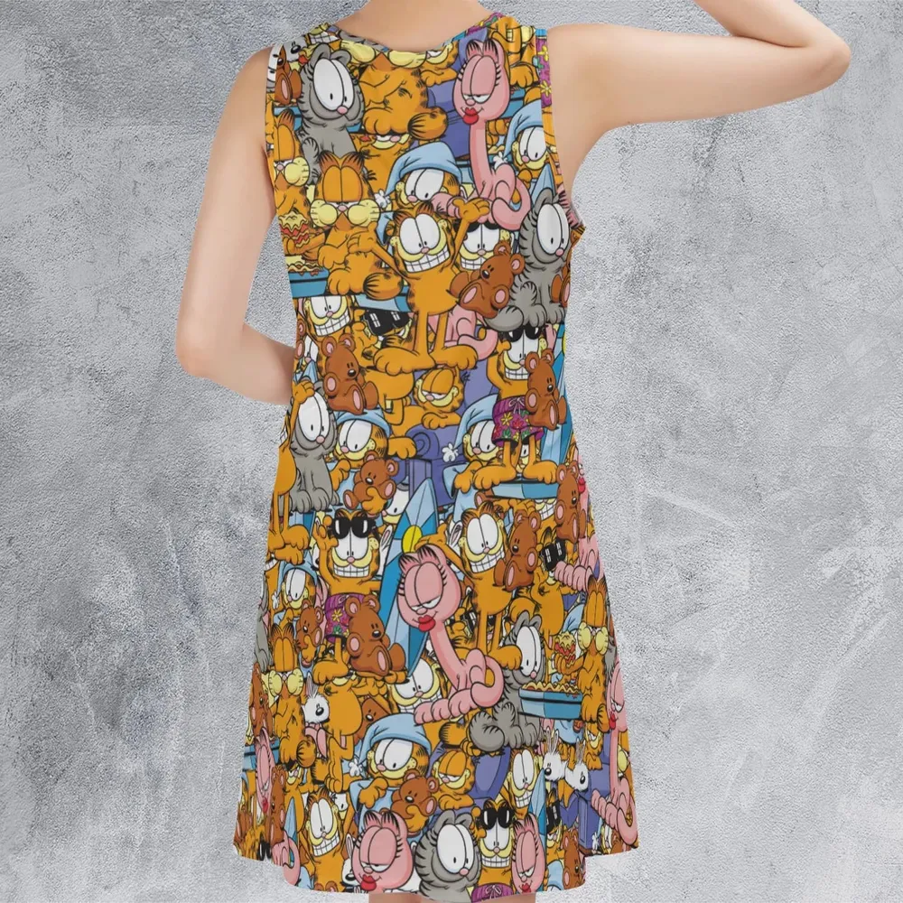 Purr-fect Garfield Sleeveless Dress - 3