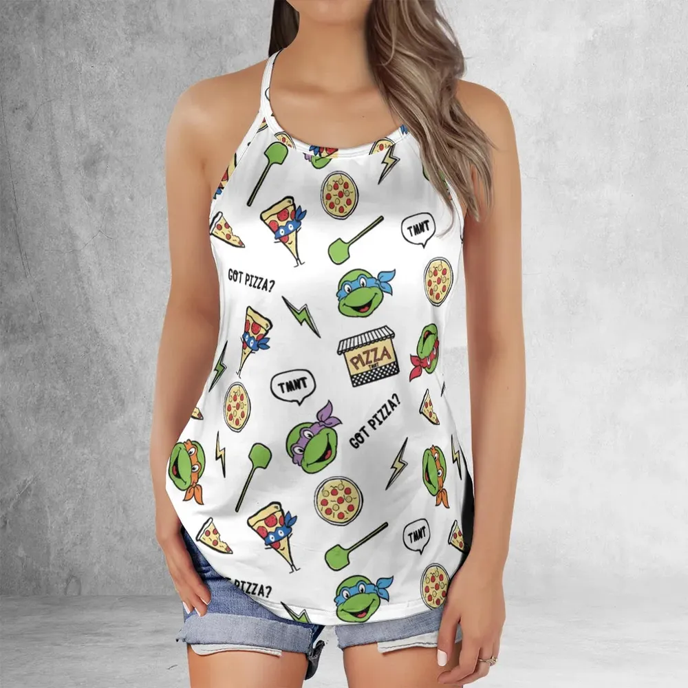 Got Pizza Teenage Mutant Ninja Turtles Criss Cross Tank Top - 2