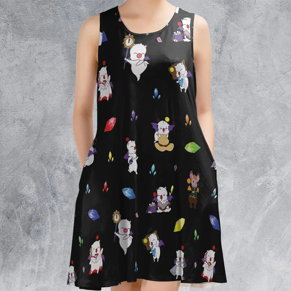 Moggle Final Fantasy Sleeveless Dress - 2