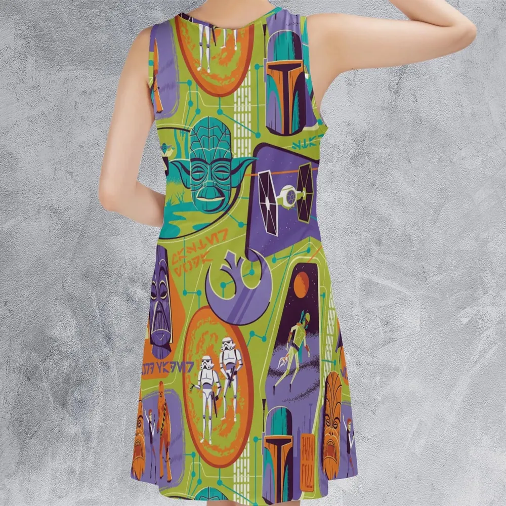 Summer Vibe Star Wars Sleeveless Dress - 3