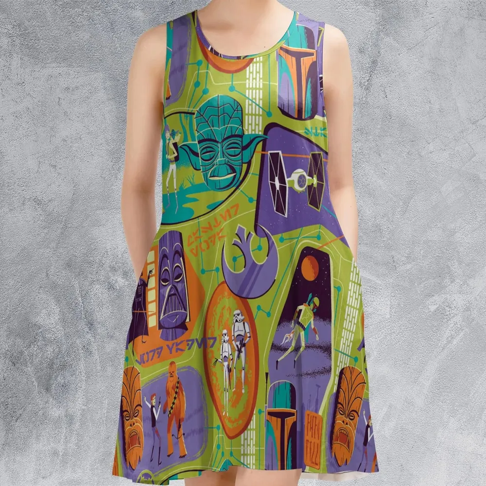Summer Vibe Star Wars Sleeveless Dress - 2