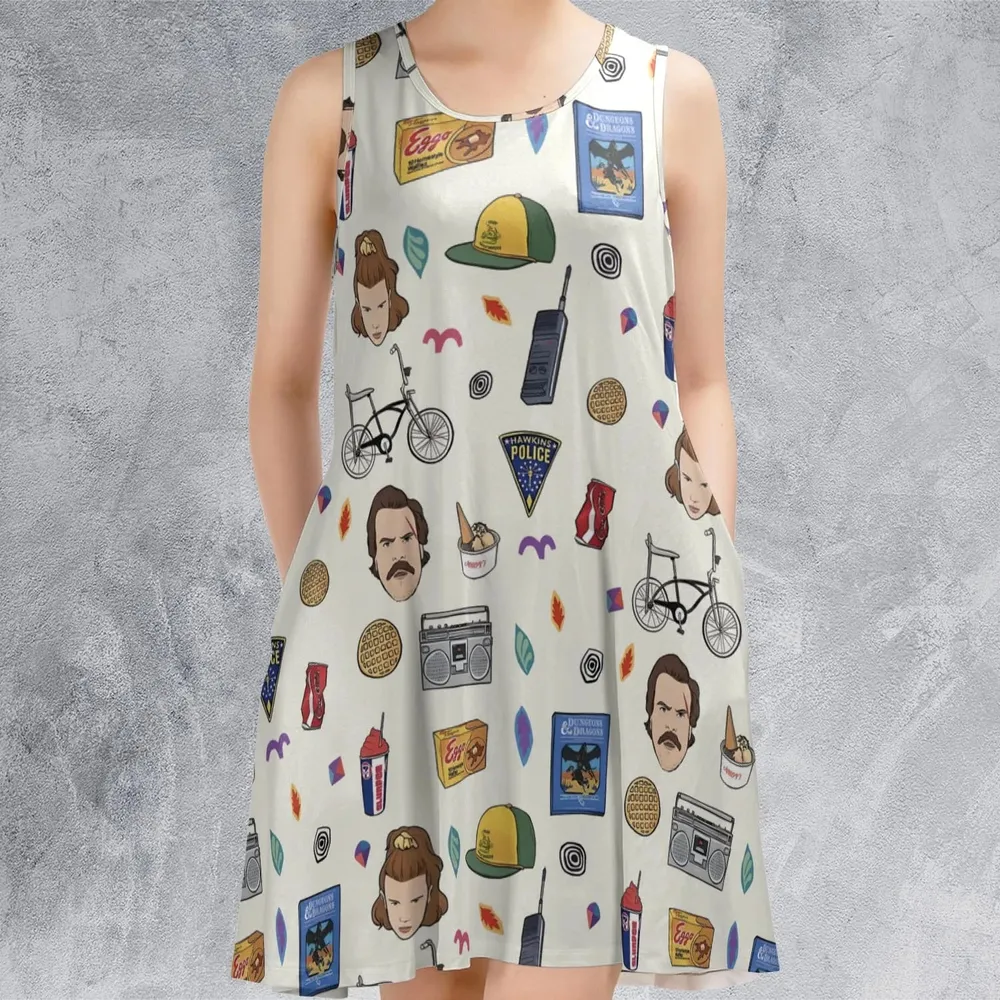 Stranger Things Collection Sleeveless Dress - 2