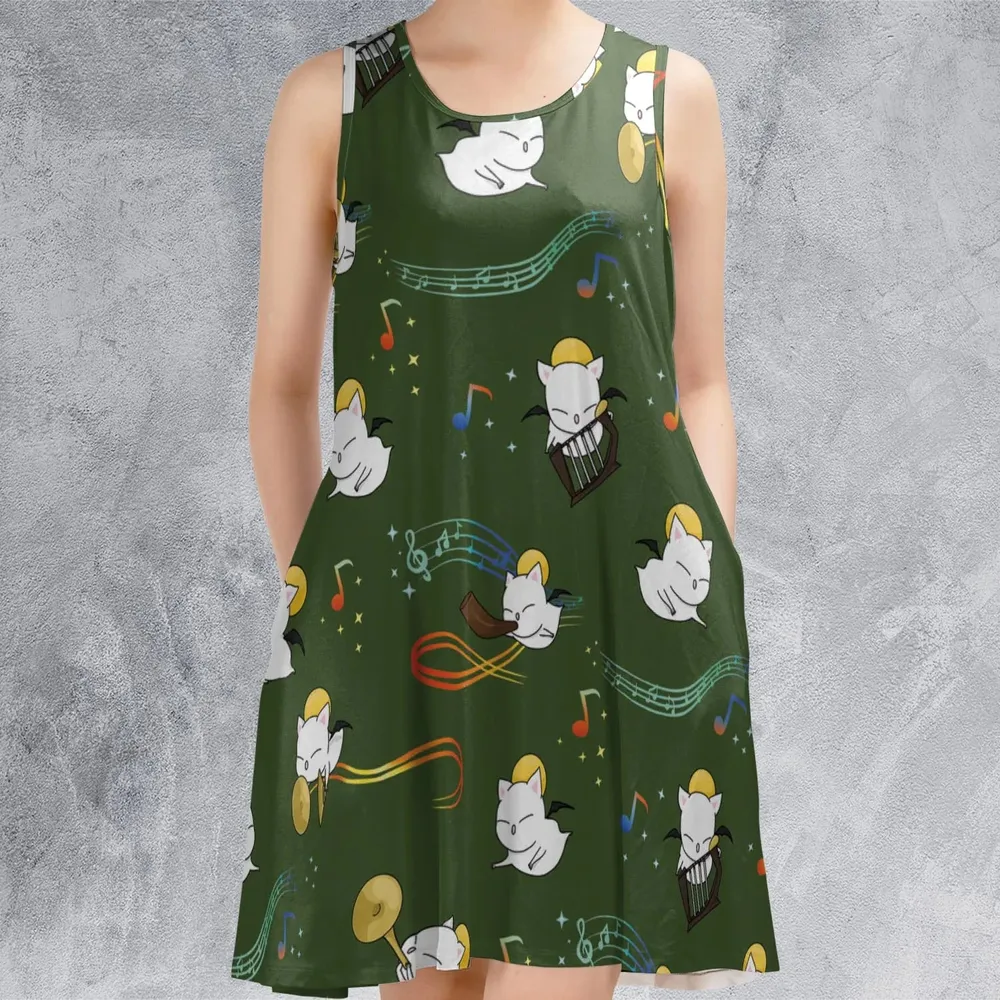 Moggle Music Final Fantasy Sleeveless Dress - 2